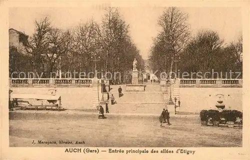 AK / Ansichtskarte Auch_Gers Entr?e principale des all?e d`Etigny Auch_Gers