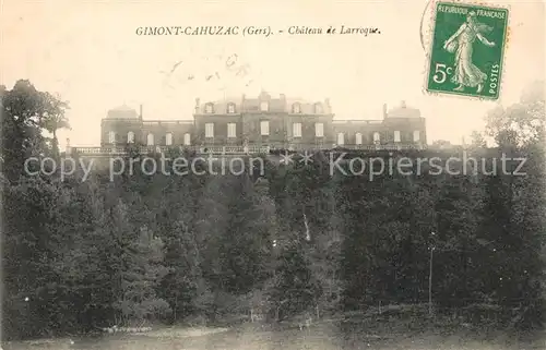 AK / Ansichtskarte Gimont Cahuzac Chateau de Larrouqe Gimont