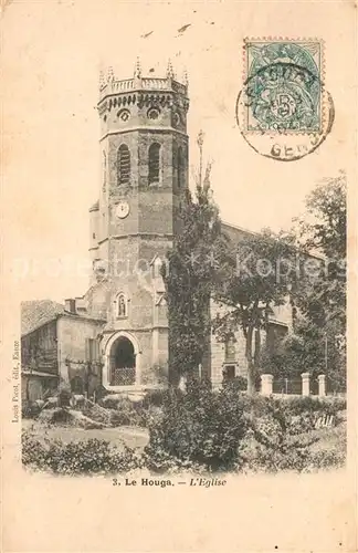 AK / Ansichtskarte Le_Houga Eglise Le_Houga