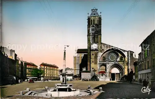 AK / Ansichtskarte Toulouse_Haute Garonne Place Saint Etienne Cathedrale Toulouse Haute Garonne