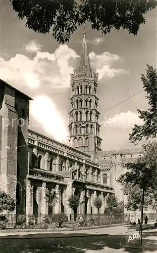 AK / Ansichtskarte Toulouse_Haute Garonne Basilique Saint Sernin Port Miegeville Toulouse Haute Garonne