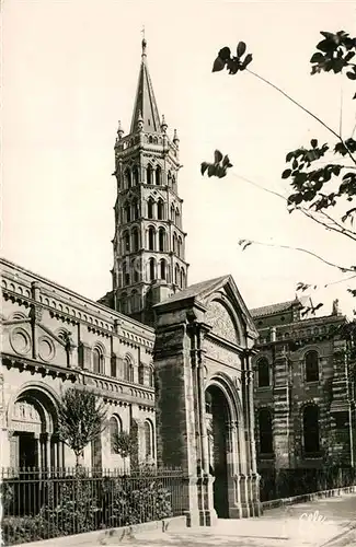 AK / Ansichtskarte Toulouse_Haute Garonne Clocher de la Basilique Saint Sernin Toulouse Haute Garonne