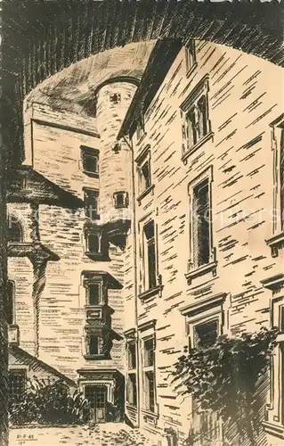 AK / Ansichtskarte Toulouse_Haute Garonne Hotel Dumay Rue du May Zeichnung Toulouse Haute Garonne