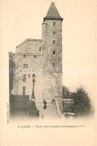 AK / Ansichtskarte Auch_Gers Tour des comtes d`Armagnac Auch_Gers