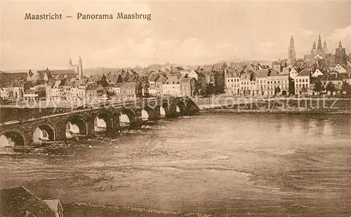 AK / Ansichtskarte Maastricht Panorama Maasbrug Maastricht