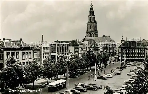 AK / Ansichtskarte Groningen Vismarkt Groningen