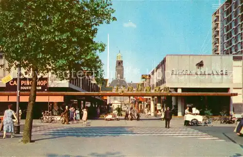 AK / Ansichtskarte Rotterdam Lijnbaan met gezicht op Stadhuis Rotterdam