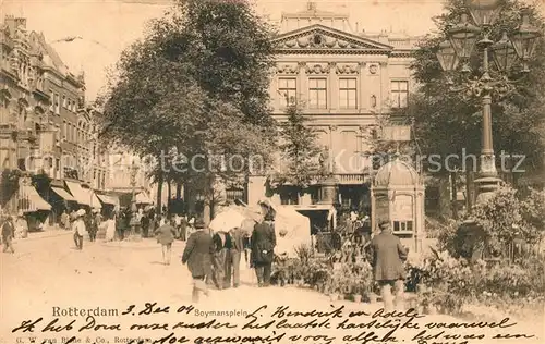 AK / Ansichtskarte Rotterdam Boymansplein Rotterdam