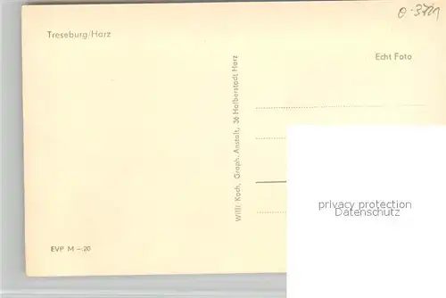 AK / Ansichtskarte Treseburg_Harz Br?ckenpartie Treseburg Harz