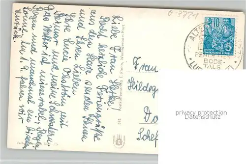 AK / Ansichtskarte Altenbrak_Harz Blick von der Waldb?hne Altenbrak Harz