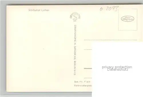 AK / Ansichtskarte Lychen Schl?sshof Lychen
