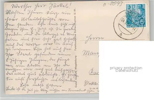 AK / Ansichtskarte Lychen Fliegeraufnahme Seepartie Kirche Lychen