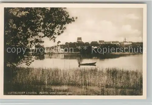 AK / Ansichtskarte Lychen Partie vom Oberpfuhl Lychen