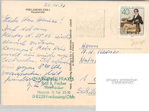 AK / Ansichtskarte Freilassing Hauptstrasse Freilassing