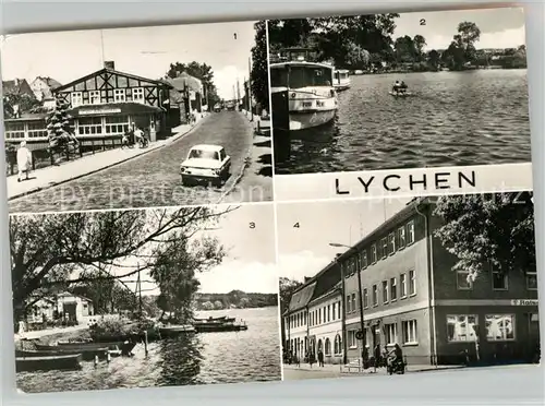 AK / Ansichtskarte Lychen Caf? Alte M?hle Stadtsee Oberpfuhlsee Restaurant Ratseck Lychen
