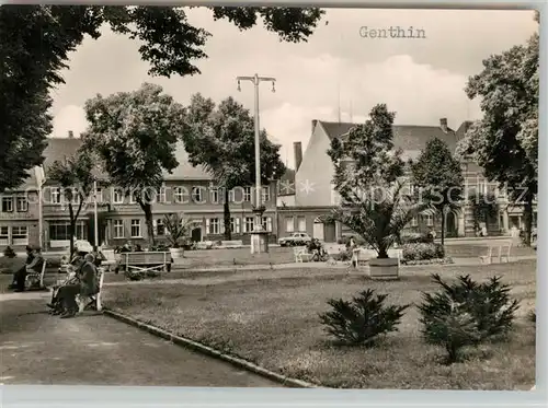 AK / Ansichtskarte Genthin Ernst Th?lmann Platz Genthin