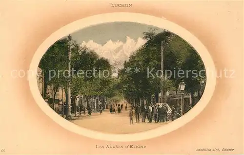 AK / Ansichtskarte Luchon_Haute Garonne Les All?e d`Etigny Luchon Haute Garonne