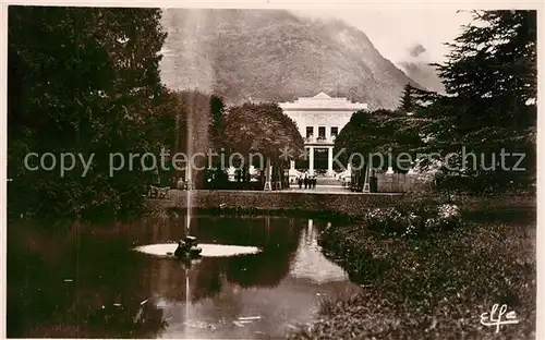 AK / Ansichtskarte Luchon_Haute Garonne Parc et Casino Luchon Haute Garonne