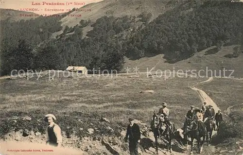 AK / Ansichtskarte Luchon_Haute Garonne Depart de l`Hospice de France Luchon Haute Garonne