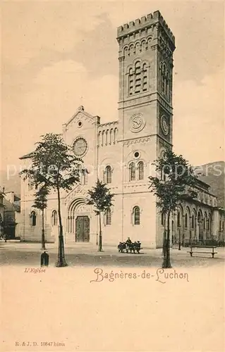 AK / Ansichtskarte Luchon_Haute Garonne Eglise Luchon Haute Garonne