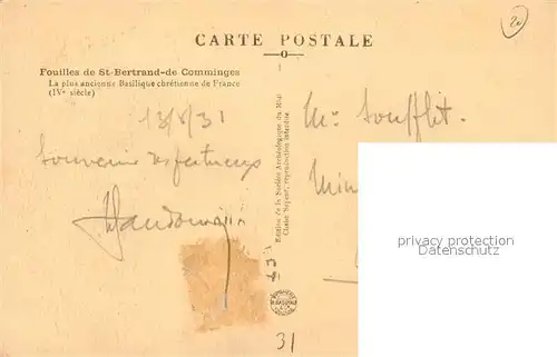 AK / Ansichtskarte Saint Bertrand de Comminges ancienne Basilique  Saint Bertrand de Comminges