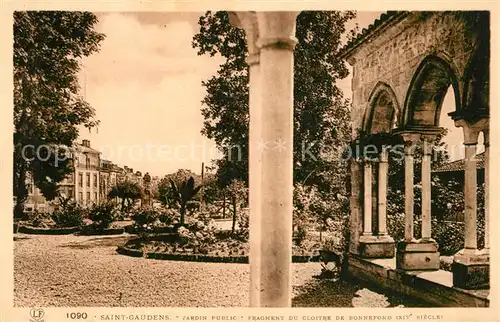 AK / Ansichtskarte Saint Gaudens Jardin Public  Saint Gaudens