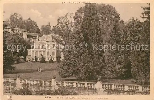 AK / Ansichtskarte Montrejeau_Haute Garonne Villa sur la Garonne Montrejeau Haute Garonne