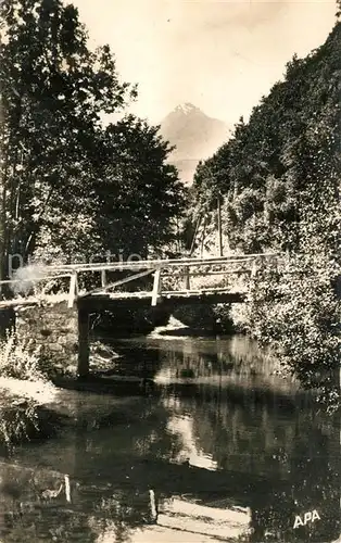 AK / Ansichtskarte Aspet Passerelle sur le Ger Aspet