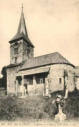 AK / Ansichtskarte Luchon_Haute Garonne Cazeaux Eglise  Luchon Haute Garonne