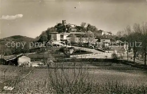 AK / Ansichtskarte Aurignac Ruines du Chateau Fort et mont?e St. Roch Aurignac