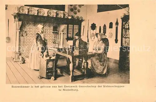 AK / Ansichtskarte Middelburg_Zeeland Boerenkamer Gebouw van het Zeeuwsch Genootschap der Wetenschappen Middelburg_Zeeland