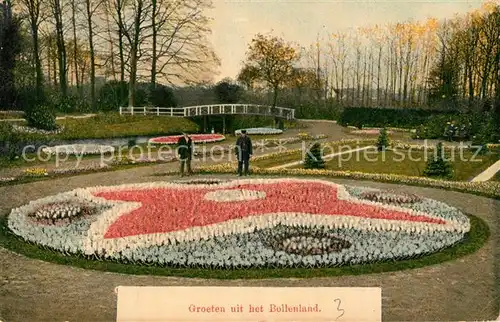AK / Ansichtskarte Haarlem Park Blumenbeete Haarlem