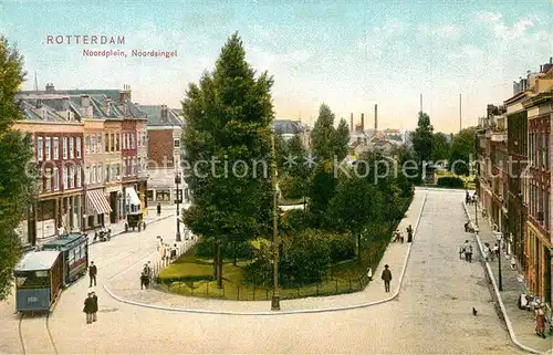 AK / Ansichtskarte Rotterdam Noordplein Noordsingel Strassenbahn Rotterdam