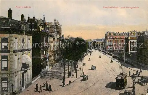 AK / Ansichtskarte Amsterdam_Niederlande Sarphatistraat met Hoogesluis Amsterdam_Niederlande