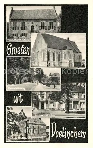 AK / Ansichtskarte Doetinchem Museum Kerk Keppelscheweg Ziekenhuis Kasteel Doetinchem