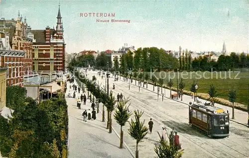 AK / Ansichtskarte Rotterdam Nieuwe Binnenweg Strassenbahn Rotterdam