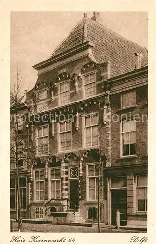 AK / Ansichtskarte Delft Huis Koornmarkt 64 Delft