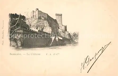 AK / Ansichtskarte Beaucaire_Gard Chateau Beaucaire Gard