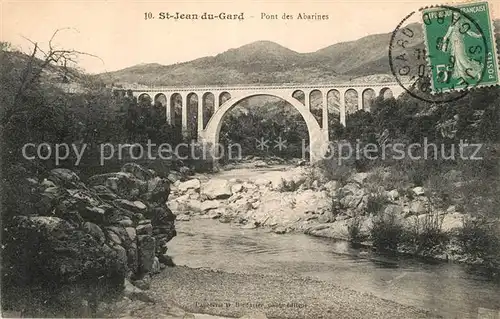 AK / Ansichtskarte Saint Jean du Gard Pont des Abarines Saint Jean du Gard