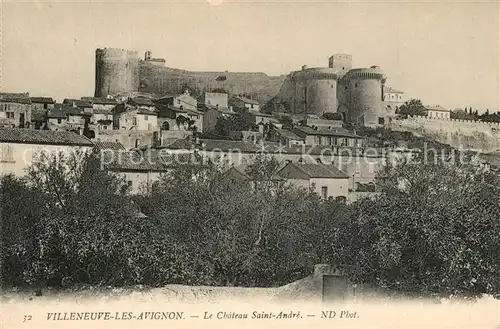 AK / Ansichtskarte Villeneuve les Avignon Chateau Saint Andr Villeneuve les Avignon