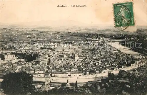 AK / Ansichtskarte Alais Fliegeraufnahme Alais