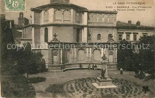 AK / Ansichtskarte Bagnols sur Ceze Square Joseph Thome Bagnols sur Ceze