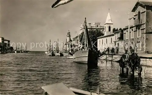 AK / Ansichtskarte Le_Grau du Roi_Gard Port de peche sur le Vidourle Le_Grau du Roi_Gard
