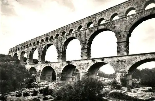 AK / Ansichtskarte Nimes Pont du Gard Nimes