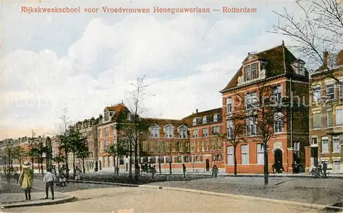 AK / Ansichtskarte Rotterdam Rijksweekschool voor Vroedvrouwen Henegouwerlaan Rotterdam