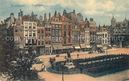 AK / Ansichtskarte Rotterdam Erasmusplein Denkmal Rotterdam