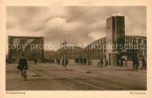 AK / Ansichtskarte Rotterdam Willemsbrug Rotterdam