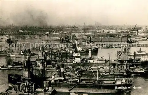 AK / Ansichtskarte Rotterdam Haven Hafen Schiffe Rotterdam