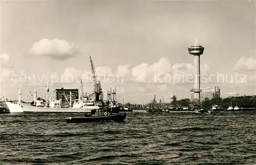 AK / Ansichtskarte Rotterdam De Euromast in het stadsbeeld Schiffe Rotterdam
