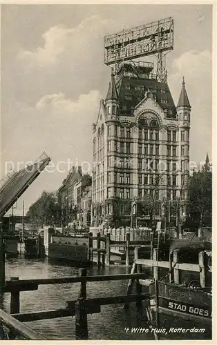 AK / Ansichtskarte Rotterdam Witte Huis Rotterdam